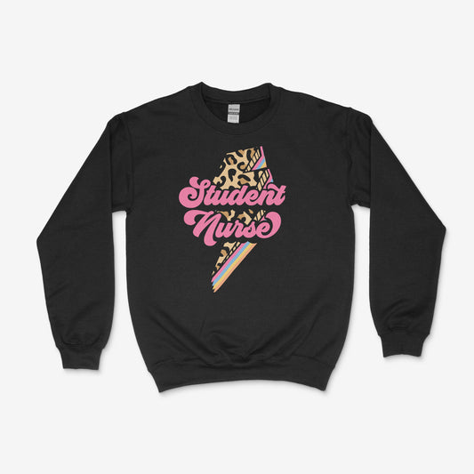 Student Nurse Lightening Tee & Crewneck