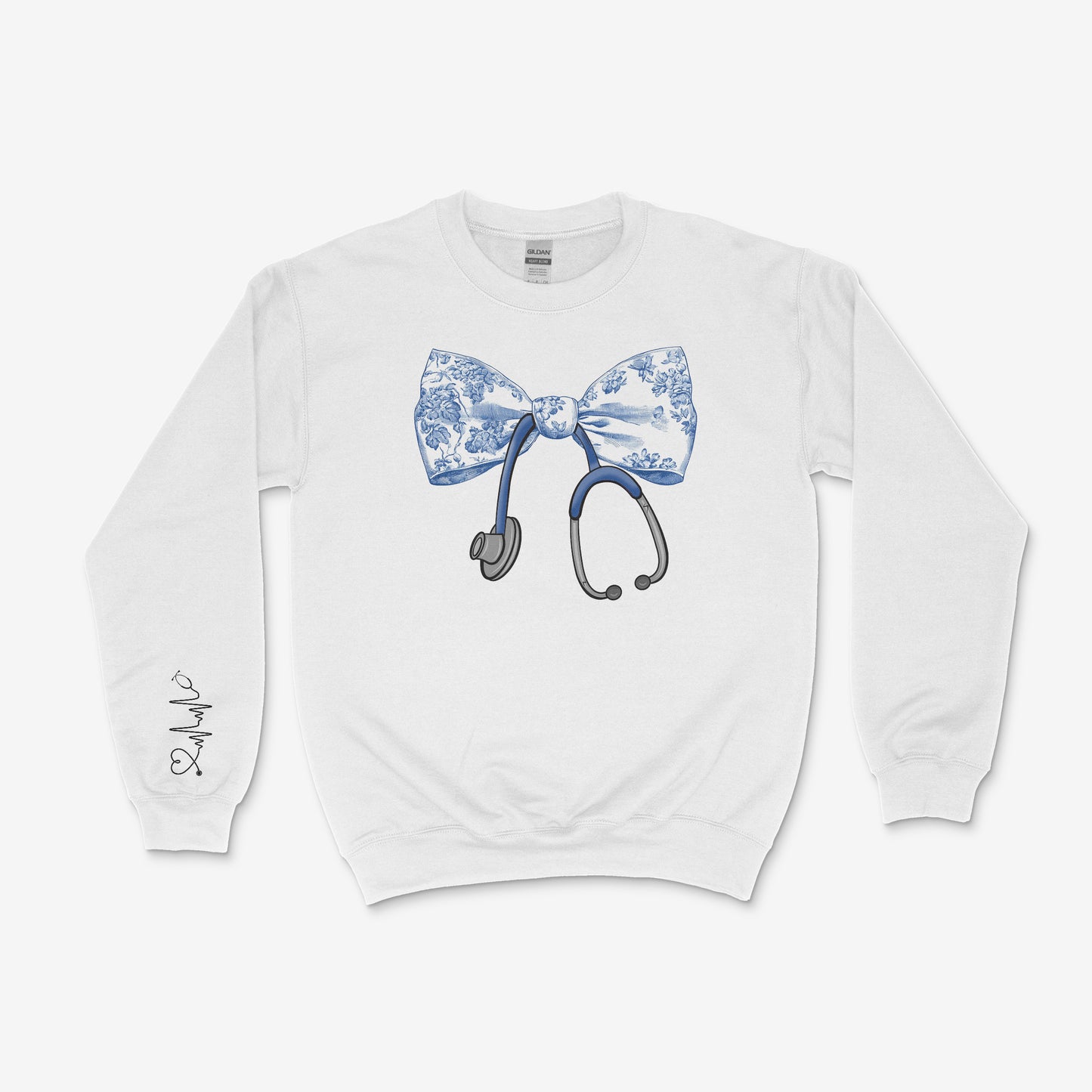 Stethoscope & Bow Tee/Crewneck