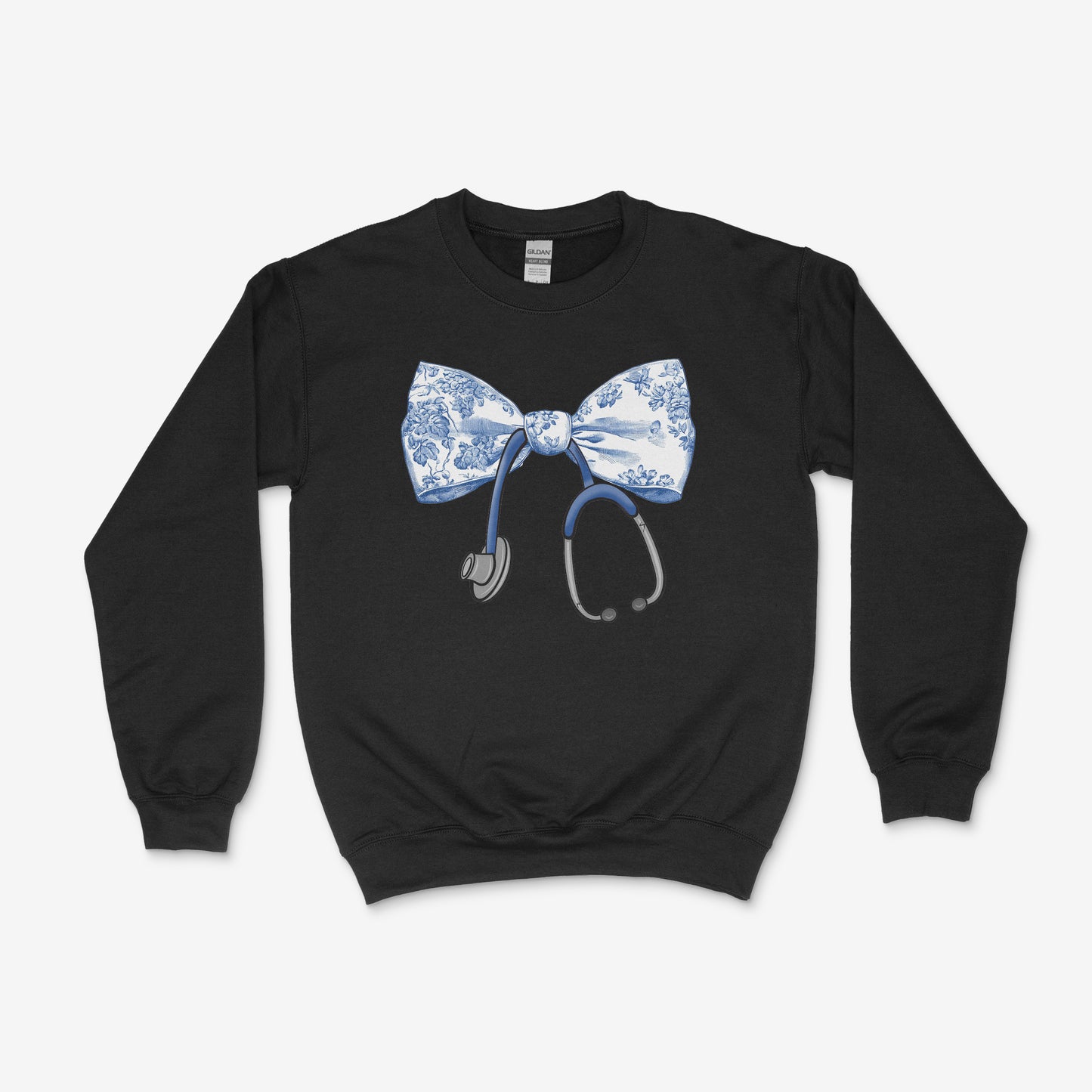 Stethoscope & Bow Tee/Crewneck