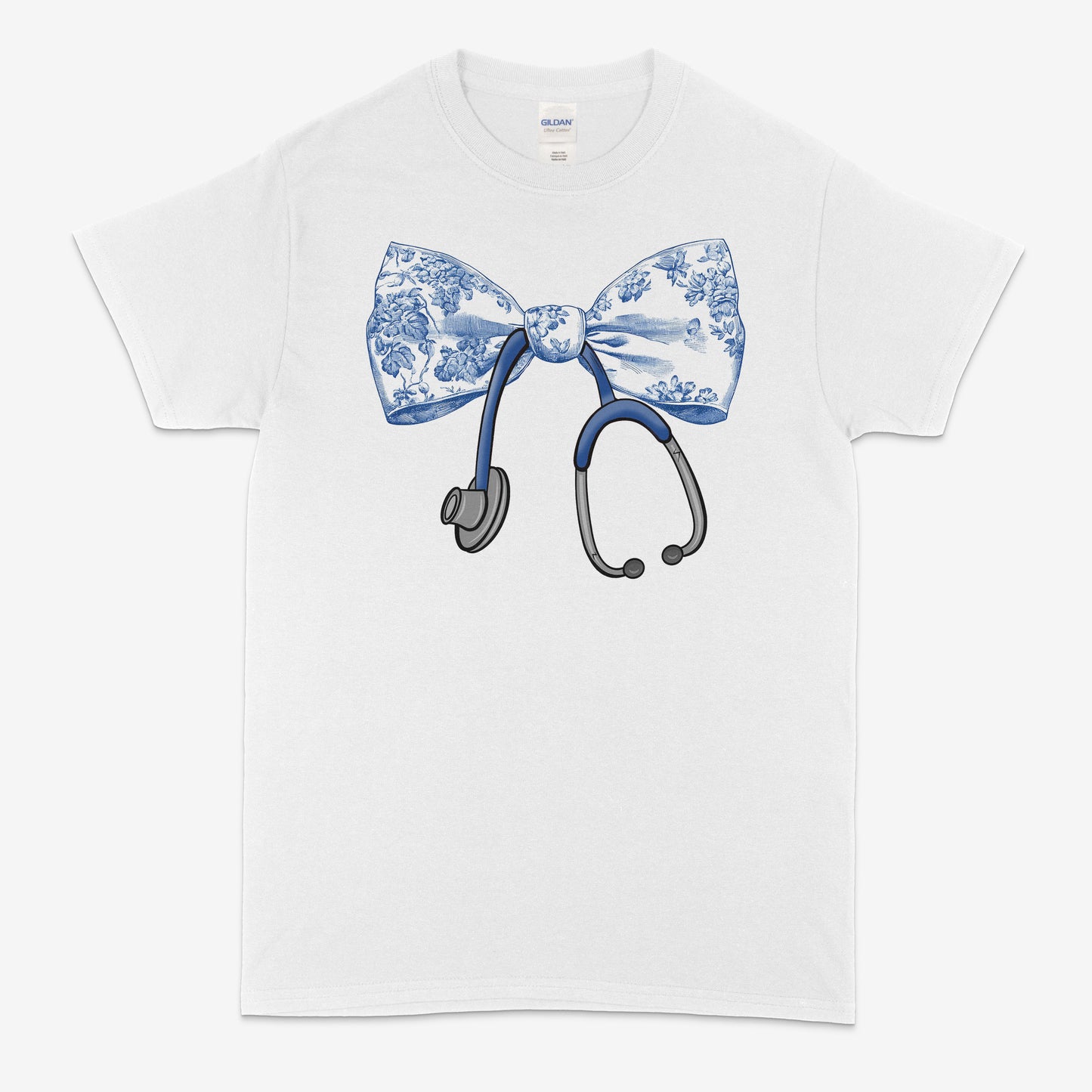 Stethoscope & Bow Tee/Crewneck