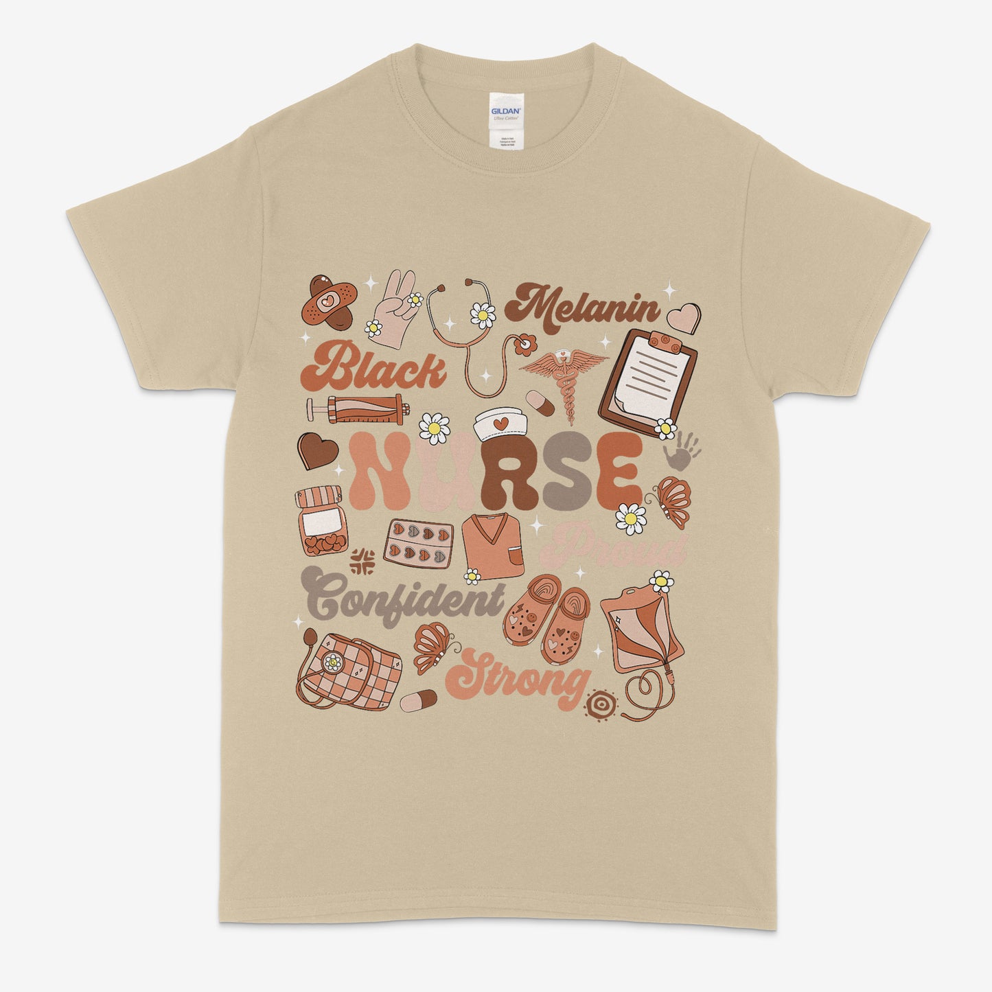 Melanin Nurse Tee & Sweatshirt